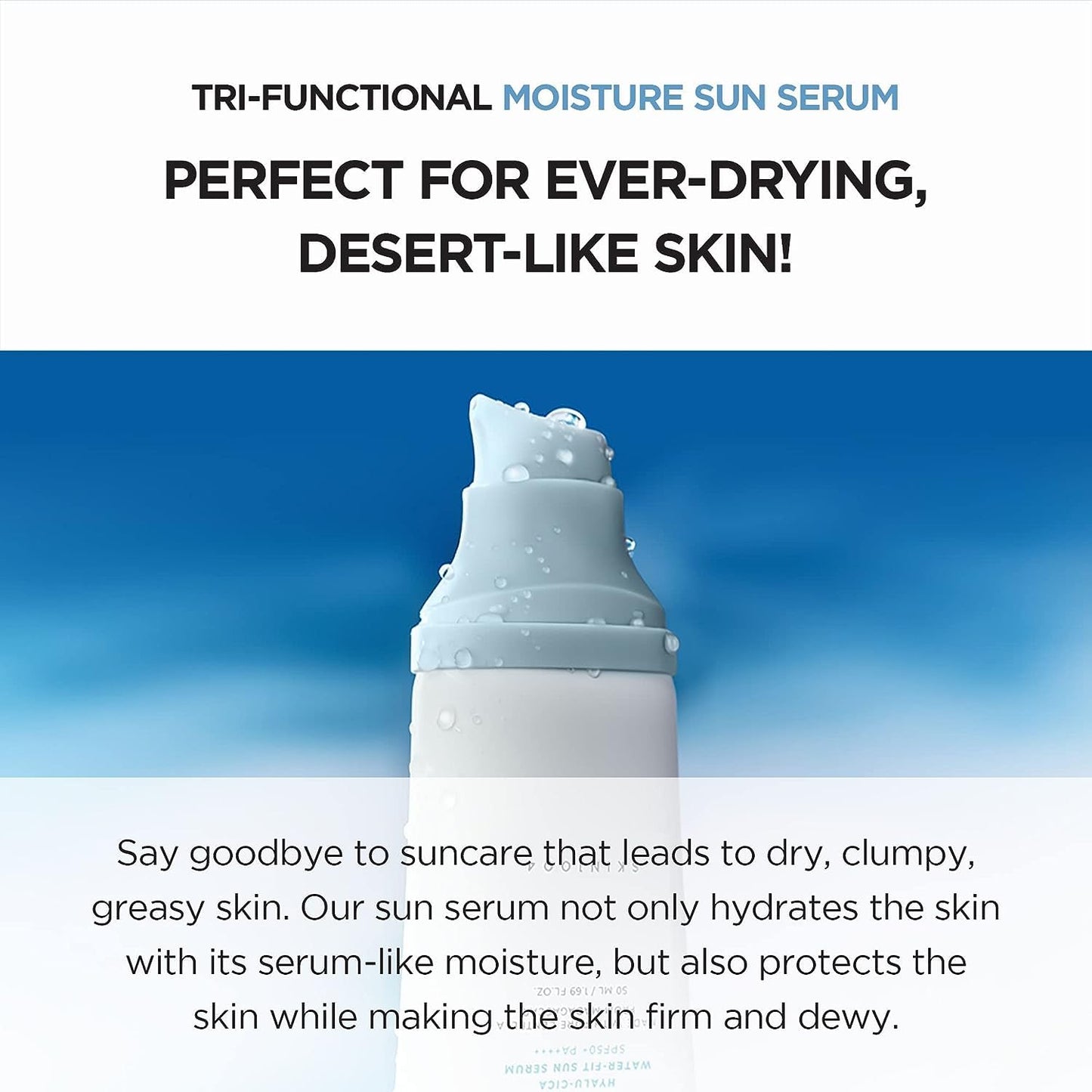 Madagascar Centella Hyalu-Cica Water-Fit Sun Serum - SKIN1004